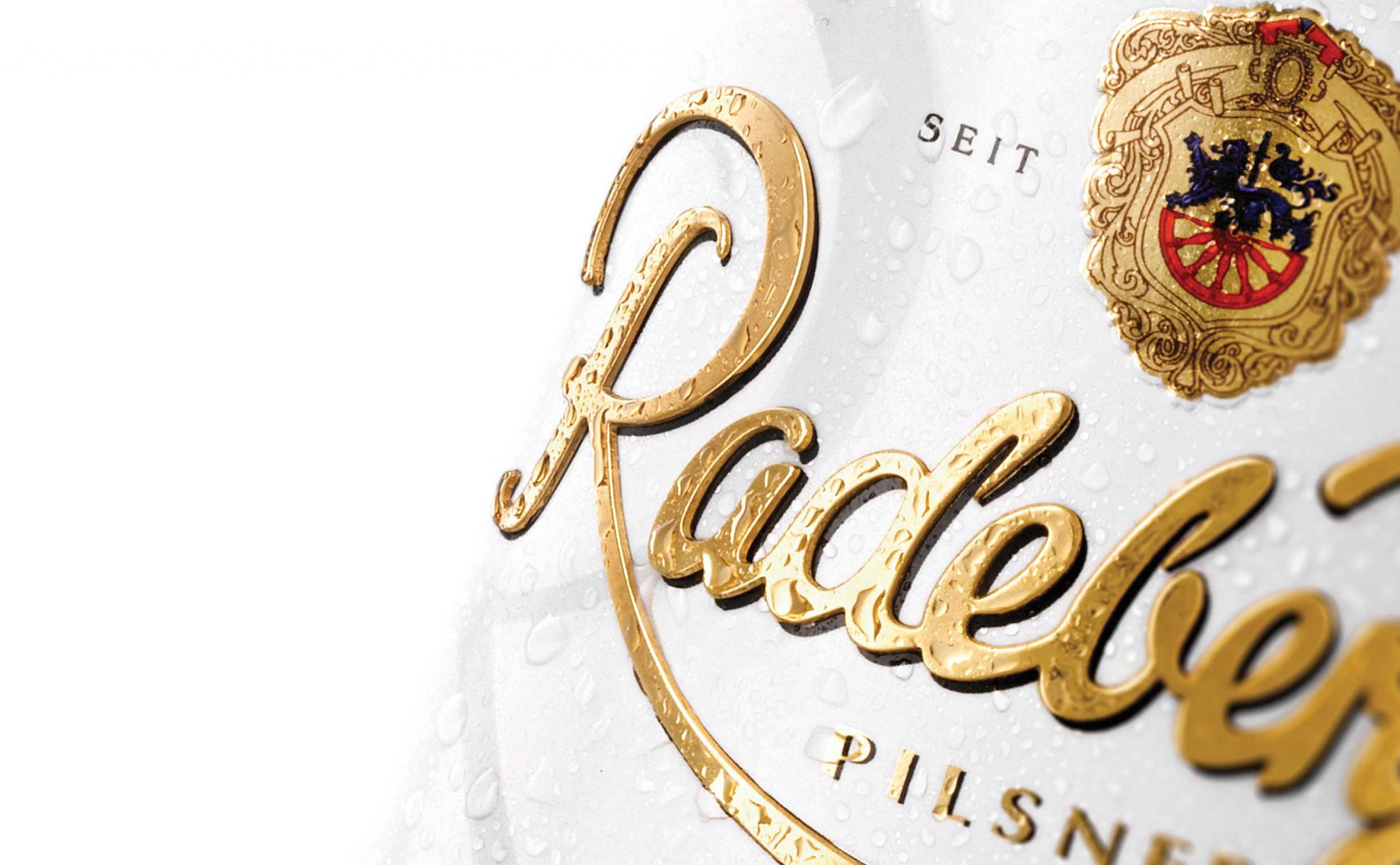 Radeberger Pilsner Label Closeup